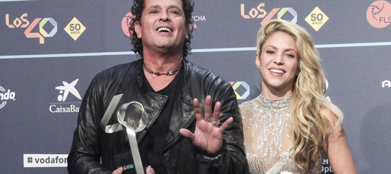 Shakira sorprende a Carlos Vives en concierto: 