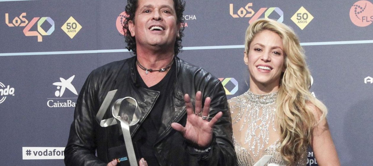 Shakira sorprende a Carlos Vives en concierto: