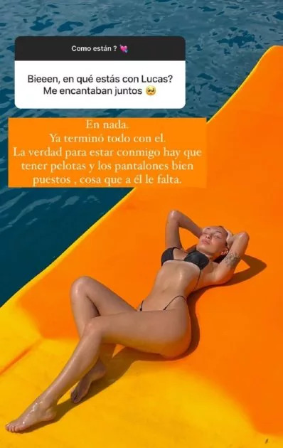 Dichos de Fran Maira en sus stories de IG