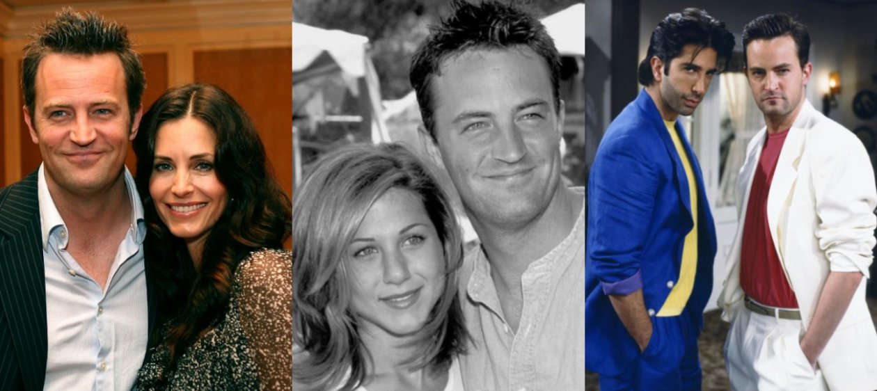 ¡Sólo falta Phoebe! Aniston, Cox y Schwimmer despidieron a Matthew Perry