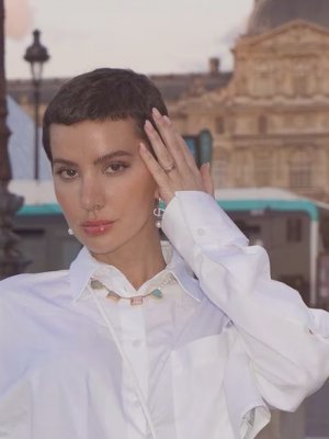 Aylén Milla fue víctima de un choque: 