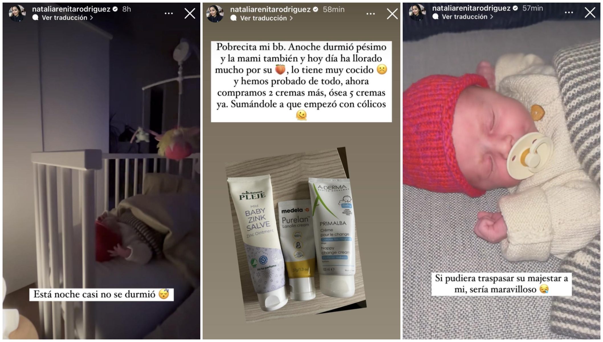 Capturas de pantalla con dichos de Natalia
