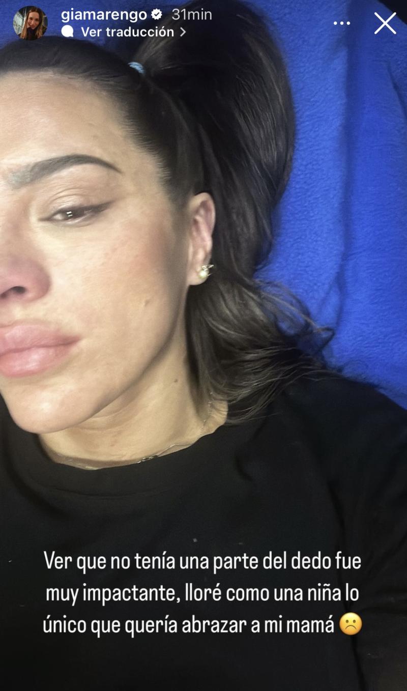 CAPTURA DE PANTALLA GIANELLA EN CENTRO ASISTENCIAL