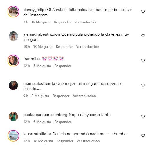 Comentarios a Daniela Aránguiz