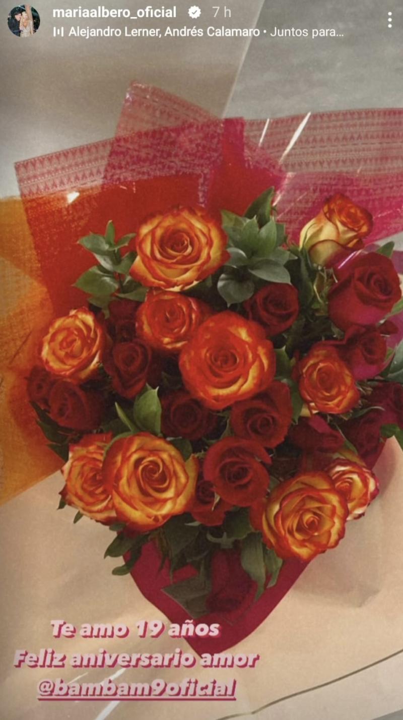 Rosas anaranjadas enviadas por Zamorano