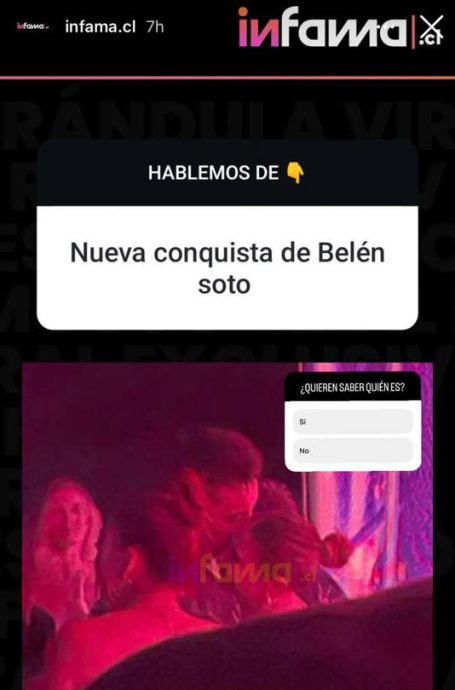 Belén soto junto a misterioso hombre