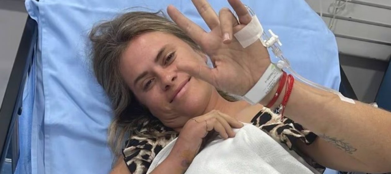 Eliana Albasetti terminó en la clínica por salvar a una gallinita