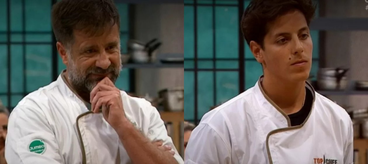 Así fue el encontrón de Marcial Tagle y Máximo Bolocco en Top Chef VIP