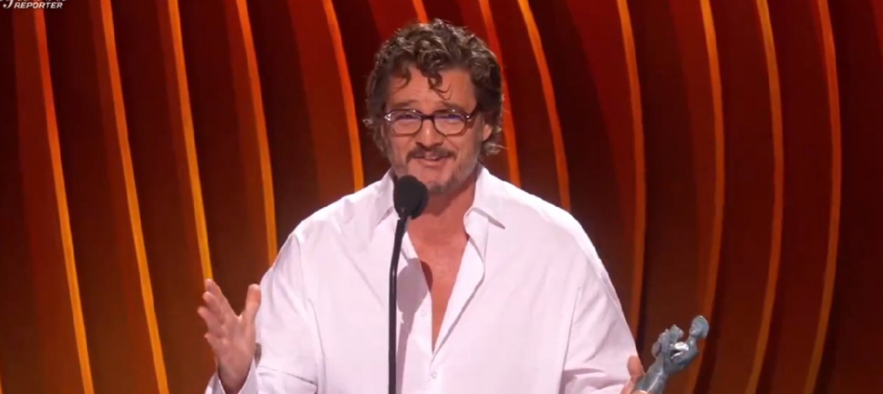 Pedro Pascal saca aplausos por su honesta confesión al ganar su primer SAG awards