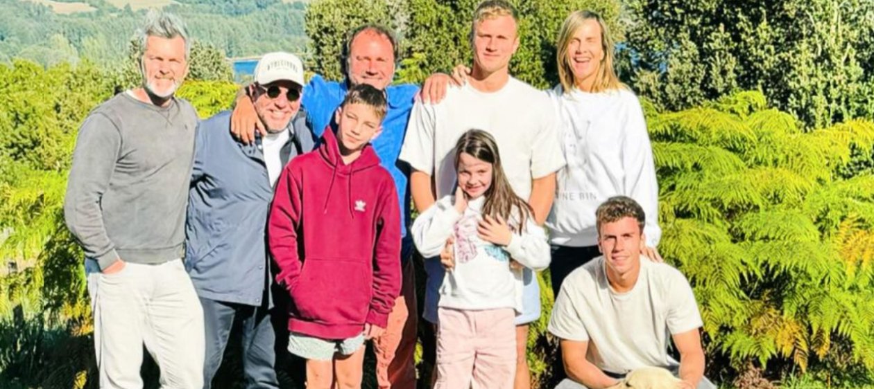 Diana Bolocco disfrutó de especiales vacaciones junto a su esposo, su ex esposo, y todos sus hijos