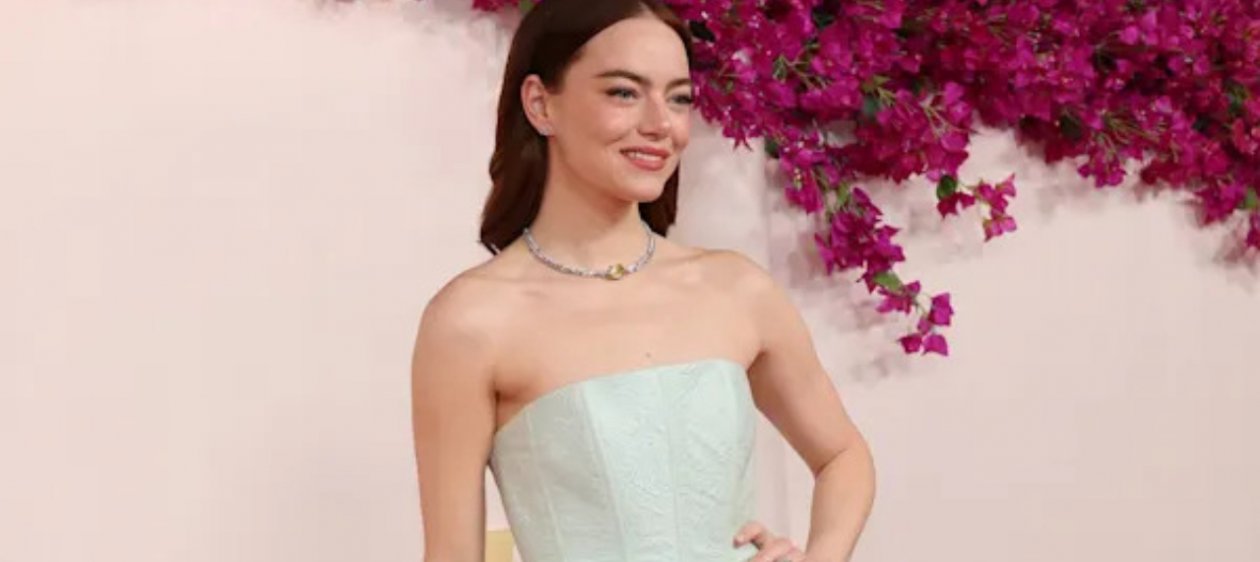 Emma Stone sorteó impasse tras recibir el Oscar a Mejor Actriz Protagonista con vestido roto