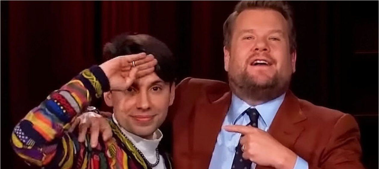James Corden deseó suerte a Fabrizio Copano para el debut de