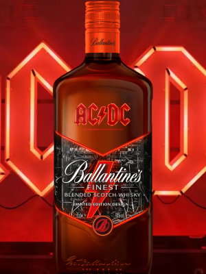 Ballantine’s Finest le da un toque de rock a su icónica colección True Music Icons con el diseño de la nueva edición limitada AC/DC