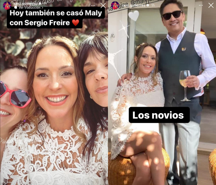 Historias de Cecilia Gutiérrez del matrimonio de Maly y Sergio