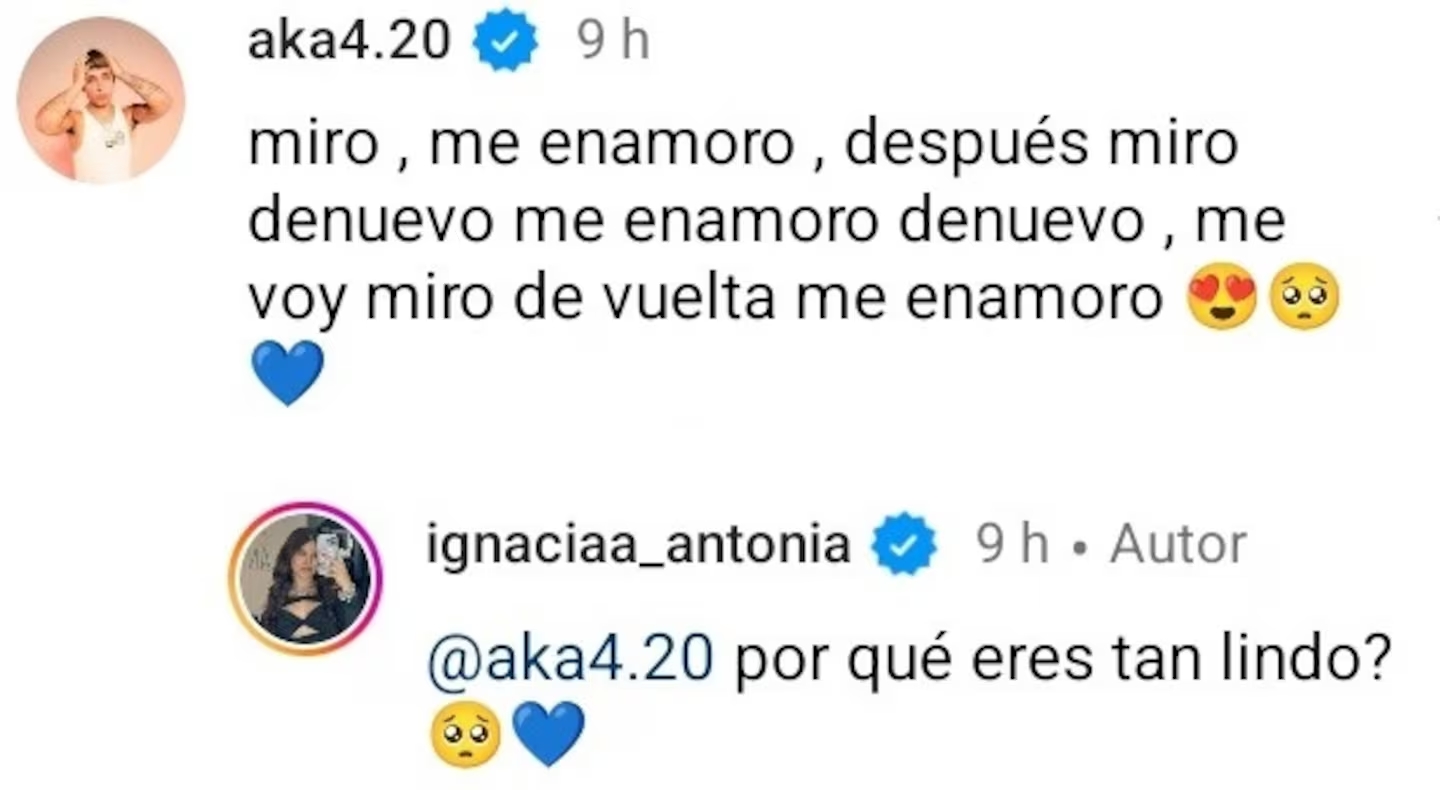 comentario de AK4:20 y respuesta de Ignacia Antonia