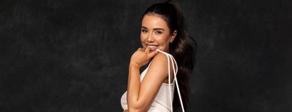 ¡No queda nada! Steffi Méndez se sacó su última foto embarazada