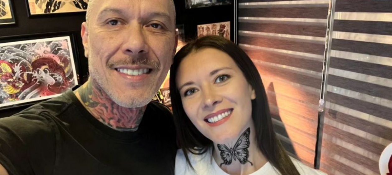¡Se atrevió! Carla Jara se tatuó el cuello