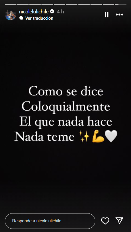 Respuesta de Luli ante posible demanda 