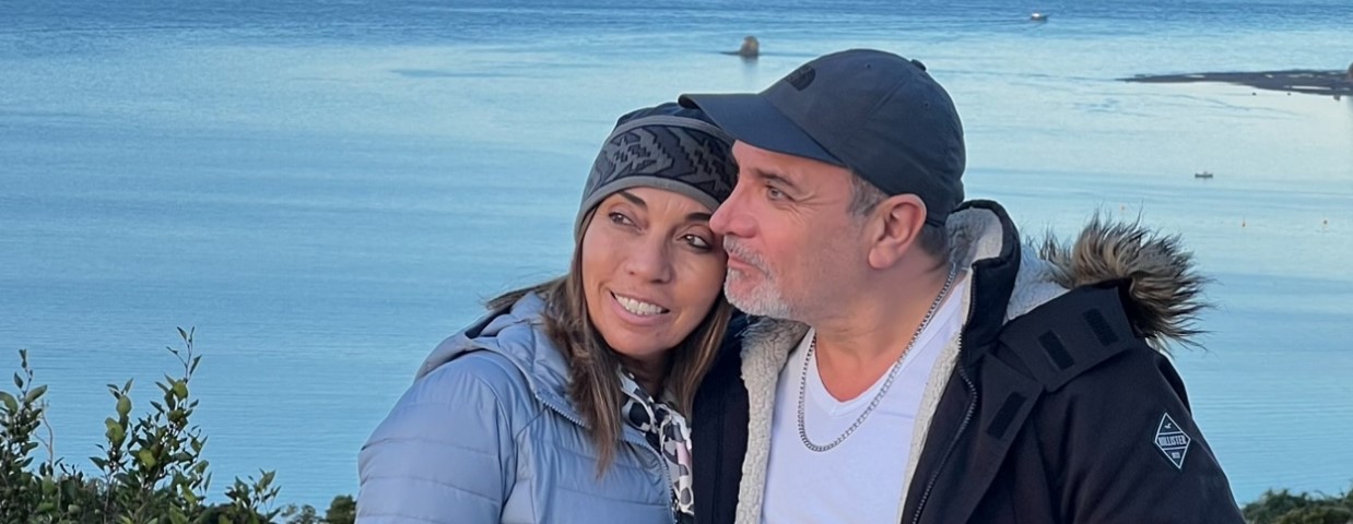 Luis Jara celebró el amor con su esposa Silvana Hasbún