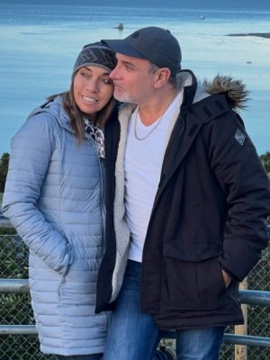 Luis Jara celebró el amor con su esposa Silvana Hasbún
