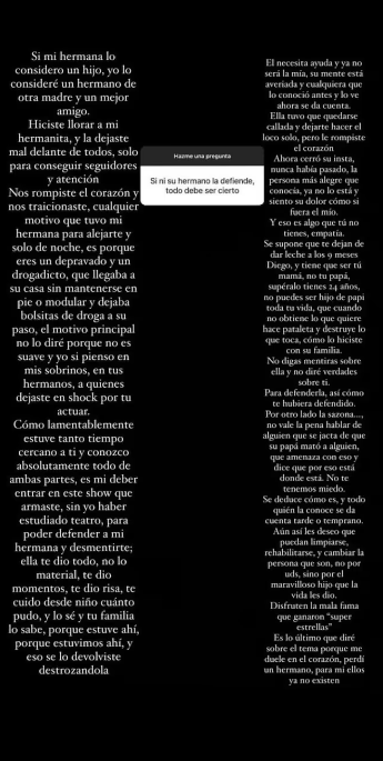 Historia del hermano de Coté López defendiendo a la empresaria del hijo de Luis Jiménez