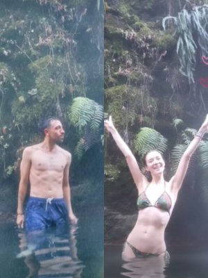 Diego Urrutia y Carla Jara desmienten quiebre con románticas fotos