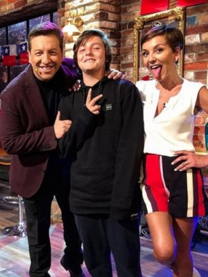 Julio César y su hijo dedicaron emotivo saludo de cumpleaños a Fran García-Huidobro