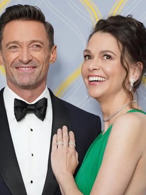 ¿Blanquearon su amor? Hugh Jackman y Sutton Foster ya son pareja