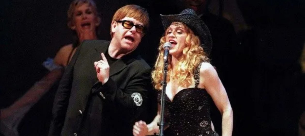 ¡Luego de 20 años! Madonna y Elton John dejaron atrás su rivalidad