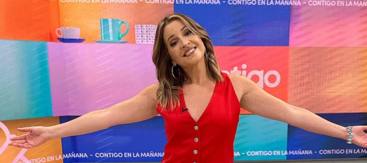 Monserrat Álvarez celebró su primer mes en TVN: