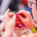 ¡Panorama con palillos! Expo Teje: Feria en el Parque Araucano