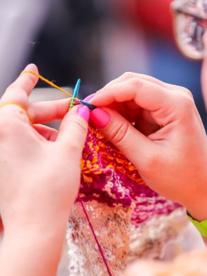 ¡Panorama con palillos! Expo Teje: Feria en el Parque Araucano