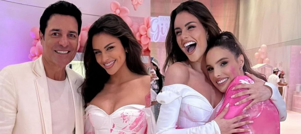 Emilia Dides se luce junto a Chayanne en la íntima celebración de Lele Pons