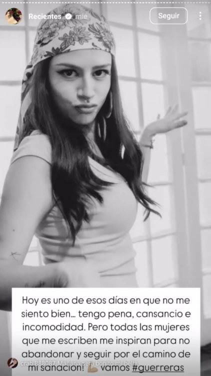 Historia de Karla Melo que preocupó a sus seguidores