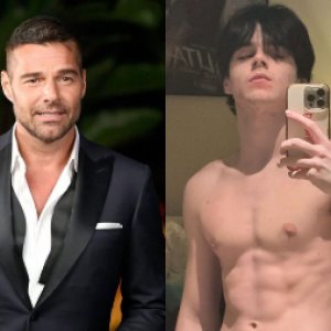 Ricky Martin impresiona con su físico y su hijo Valentino le sigue los pasos