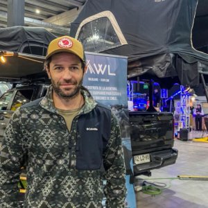 La sorpresa de Motortec 2025: Cristián Arriagada presentó su empresa de carpas y equipamiento para aventuras sobre ruedas