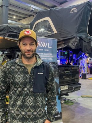 La sorpresa de Motortec 2025: Cristián Arriagada presentó su empresa de carpas y equipamiento para aventuras sobre ruedas
