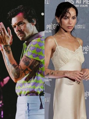 ¿Juntos? Surgen rumores de un romance entre Harry Styles y Zoe Kravitz