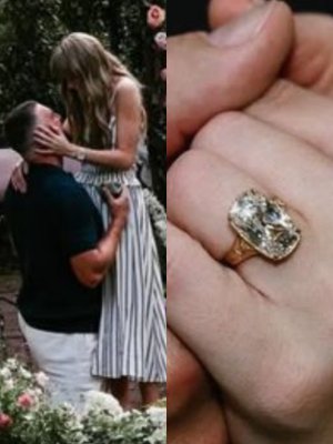 Detalles del lujoso anillo de compromiso de Taylor Swift