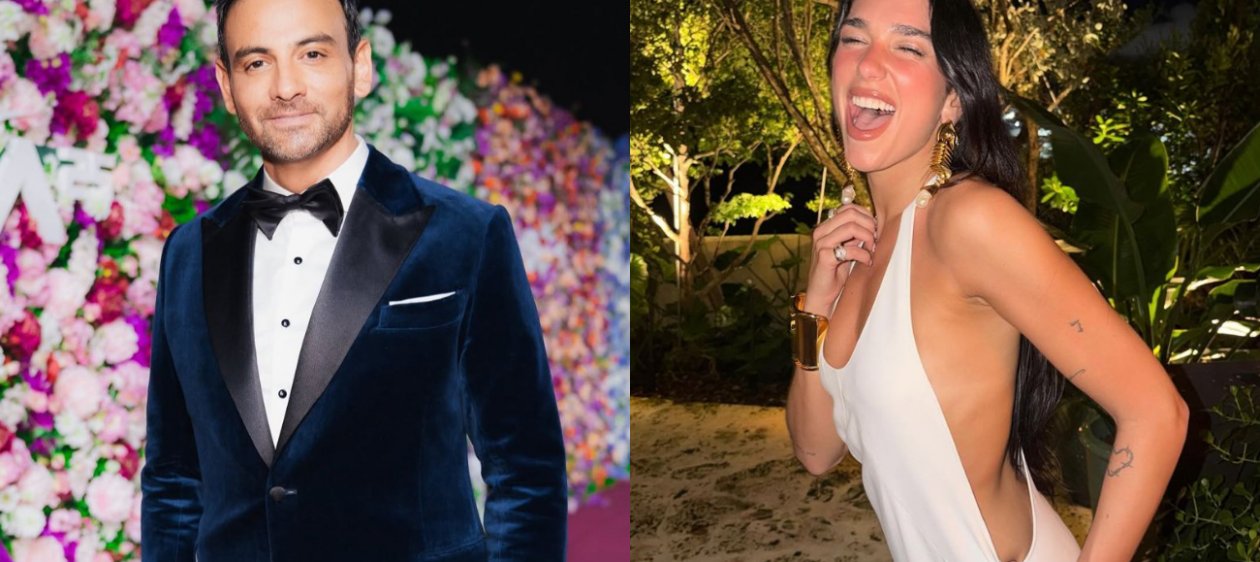 Gonzalo Ramírez fue sorprendido por Dua Lipa en pleno noticiero