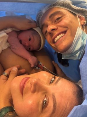 ¡Bienvenido al mundo! Joaquín Montecinos y Sabrina Sosa celebran el nacimiento de su hijo