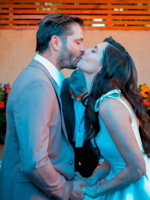 ¡Vivan los novios! Magdalena Müller se casó tras cinco años de amor con su pareja