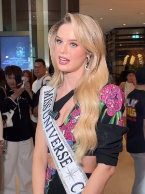 Inna Moll aterrizó en el Miss Universo con un look que rindió homenaje a Tailandia