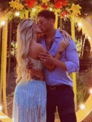 Lucas Lama le declaró su amor públicamente a Coté López: 