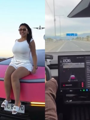 Naya Fácil pide disculpas por conducir su Tesla a exceso de velocidad: 