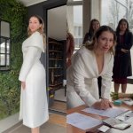 Carlita Inostroza regala el vestido que usó para su matrimonio civil con Matt Hunter