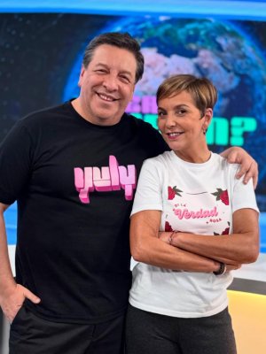 Fran García Huidobro y JC Rodríguez bromean con tatuaje al estilo de Luis Jiménez