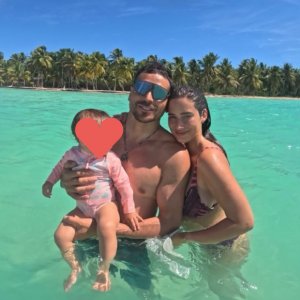 Pangal Andrade y Melina Noto celebran el primer año de Alanna: 