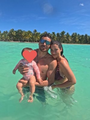 Pangal Andrade y Melina Noto celebran el primer año de Alanna: 