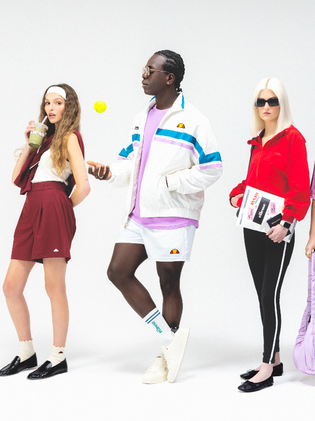 Una misma fila, múltiples estilos: ellesse presenta su nueva colección de primavera